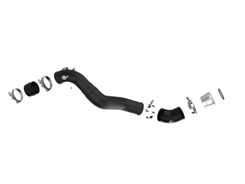 aFe 46-20519-B 21+ Ford F-150 V6-3.5L (tt) BladeRunner 3in to 3.5in Aluminum Cold Charge Pipe Black