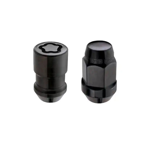 McGard 5 Lug Hex Install Kit w/Locks (Cone Seat Nut / Bulge) 1/2-20 3/4 1.45in. L - Black