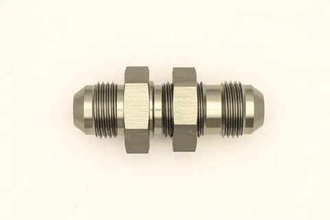 DeatschWerks 8AN Male Flare To 8AN Male Flare Bulkhead Adapter (Incl. Nut)