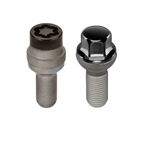 McGard 5 Lug Hex Install Kit w/Locks (Radius Seat Bolt) M14X1.5 / 17mm 35.4mm Shank L. - Black