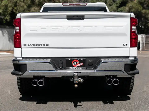 aFe 49-34104-B Vulcan Series 3in-2-1/2in 304 SS Cat-Back 2019 GM Silverado / Sierra 1500 V8-5.3L w/ Black Tips