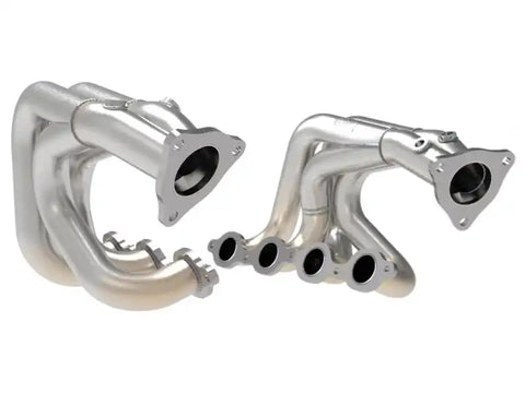 aFe 48-34148-H Twisted 304SS Header 2020 Chevy Corvette (C8) 6.2L V8 - Brushed