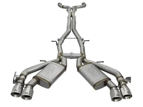 aFe 49-34069-P MACHForce XP 3in 304 Stainless Steel Cat-Back Exhaust 16-17 Chevy Camaro SS V8-6.2L