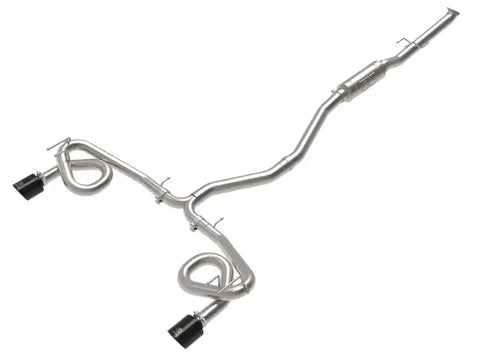 aFe 49-36630-B 22-23 Honda Civic Si L4 1.5L (t) Takeda 2.5in to 3in 304 SS Cat-Back Exhaust w/ Black Tips
