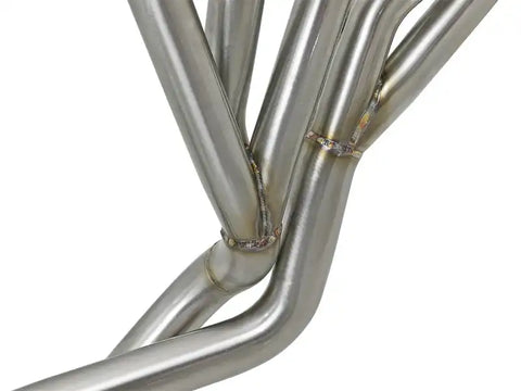 aFe 48-36109-YN Power Twisted Steel Long Tube Header & Connection Pipes 01-16 Nissan Patrol (Y61) V8-4.8L