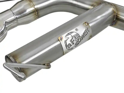 aFe 49-36302-P MACHForce XP 08-13 BMW 135i L6-2.0L N54/N55 3in. 304 SS Axle-Back Exhaust w/Polished Tips