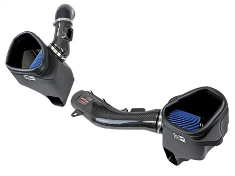 aFe 57-10006R Track Series Stg 2 Carbon Fiber Intake w/Pro 5R Media 15-20 BMW M3/M4(F80/82/83) L6-3.0L(tt) S55