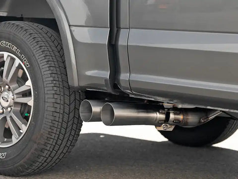aFe 49-43108-P Rebel DPF-Back 409 SS Exhaust System w/Dual Polished Tips 18-19 Ford F-150 V6 3.0L (td)