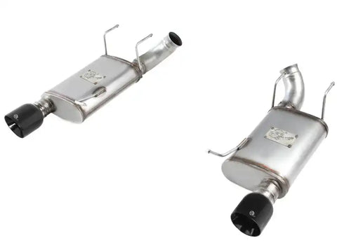 aFe 49-43052-B MACHForce XP Exhaust 11-14 Ford Mustang GT V8-5.0L 3in. Stainless Steel Axle-Back w/Black Tips