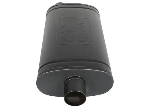 aFe 49M00016-B MACH Force-Xp 409 SS Muffler w/ Black Finish 3in Center/Offset 22in L x 11in 5in - Oval Body