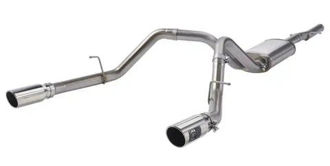 aFe 49-44111-P Apollo GT Series 3 IN 409 SS Cat-Back Exhaust System w/ Polish Tip GM Sierra 1500 09-18