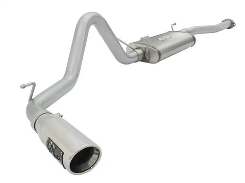 aFe 49-46024-P MACH Force XP 2.5in Cat-Back Stainless Steel Exhaust w/Polished Tip Toyota Tacoma 13-14 2.7L