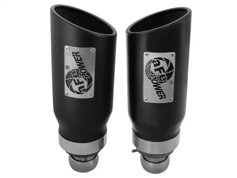 aFe 49C42046-B Power 09-15 Dodge Ram 3.0L/5.7L Black Exhaust Tip Upgrade