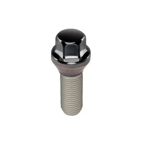 McGard Hex Lug Bolt (Cone Seat) M12X1.25 / 17mm 25.6mm Shank Length (Box of 50) - Black