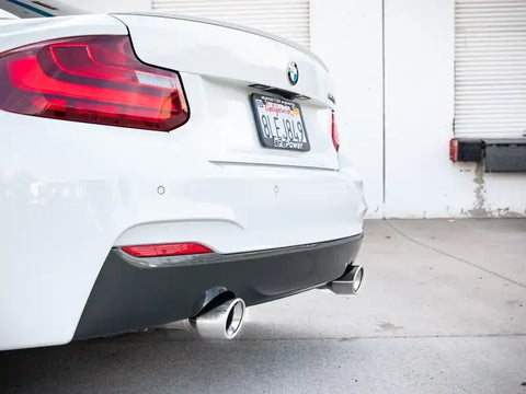 aFe 49-36348-P MACHForce XP 3in to 2.5in 304 SS Axle-Back Exhaust w/ Polished Tips 14-16 BMW M235i