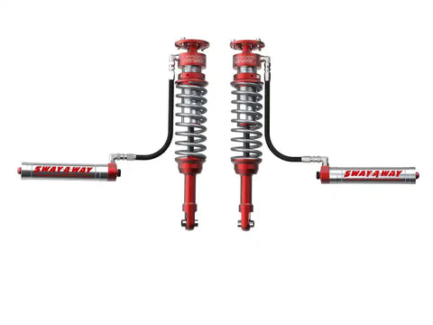 aFe 301-5000-01-CA Sway-A-Way 10-14 F150/Raptor 6.2L 3.0 Front Coilover Kit w/ Remote Reservoirs and Compr Adjuster