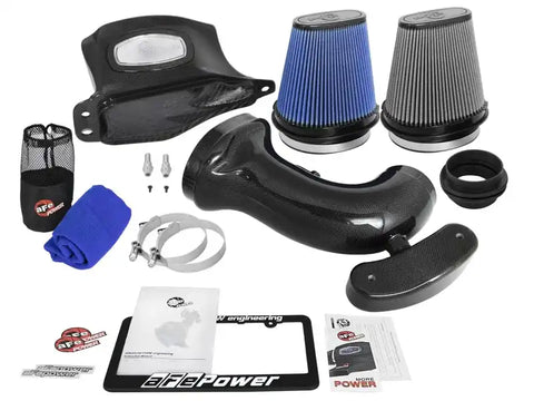 aFe 52-74201-C Momentum Black Series Carbon Fiber Intake System P5R 14-17 Chevy Corvette 6.2L (C7)