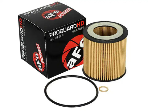 aFe 44-LF029-MB Pro GUARD D2 Oil Filter 06-19 BMW Gas Cars L6-3.0T N54/55 - 4 Pack