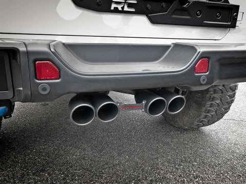 aFe 49-38073-B Rebel Series 2.5in 304 SS Cat-Back Exhaust w/ Black Tip 18-20 Jeep Wrangler (JL)