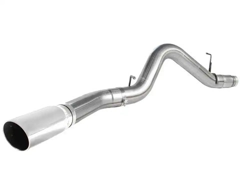 aFe 49-44041-P MACHForce XP Exhaust 5in DPF-Back SS 11-13 GM Diesel Trucks V8-6.6L (td) (LML) (Pol Tip)