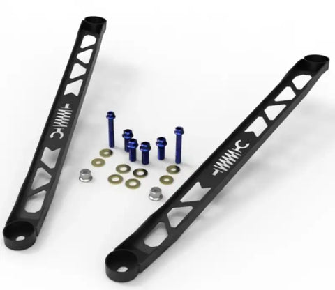 aFe 450-721003-B CONTROL 304 Stainless Steel Front Suspension Strut Brace Black - Toyota GR Supra (A90) 20-21