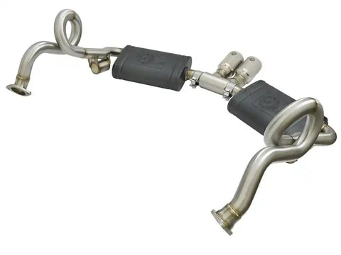aFe 49-36415-P MACHForce-Xp 2in 304 SS Cat-Back Exhaust w/Polished Tips 13-16 Porsche Boxster/Cayman 2.7L/3.4L