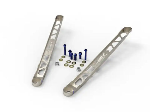 aFe 450-721003-A CONTROL 304 Stainless Steel Front Suspension Strut Brace Raw - Toyota GR Supra (A90) 20-21
