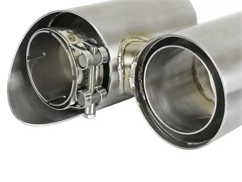 aFe 49C36416-P MACH Force-Xp 304 SS OE Exhaust Tips Polished 12-16 Porsche 911 (C2S 991) H6 3.8L