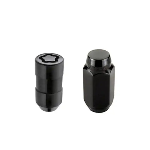 McGard 5 Lug Hex Install Kit w/Locks (Cone Seat Nut) M14X1.5 / 22mm 1.635in. Length - Black