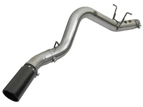 aFe 49-44085-B LARGE BORE HD 4in 409-SS DPF-Back Exhaust w/Black Tip 2017 GM Duramax V8-6.6L (td) L5P