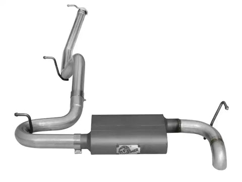 aFe 49-08043 Scorpion Exhaust System Cat Back 2.5in Aluminized Hi-Tuck 07-18 Jeep Wrangler JK V6 3.6/3.8L