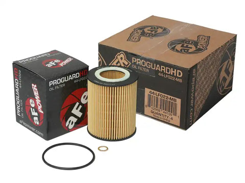 aFe 44-LF022-MB Pro GUARD D2 Oil Filter 96-06 BMW Gas Cars L6 (4 Pack)