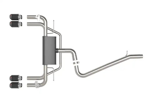 aFe 49-36442-C MACHForce XP 3in-2.5in 304SS Exhaust Cat-Back 15-20 Audi S3 L4-2.0L (t) - Carbon Tips