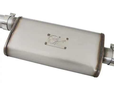 aFe 49-44058-P Mach Force-XP Exhaust 3in CB SS 15-17 GM Colorado/Canyon 2.5L/3.6L Side Exit w/ Polished Tip