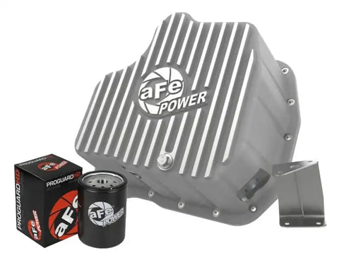 aFe 46-71080A Power 11-16 GM Diesel 2500HD / 3500HD V8-6.6L (TD) Street Series Engine Oil Pan Raw w/ Machined