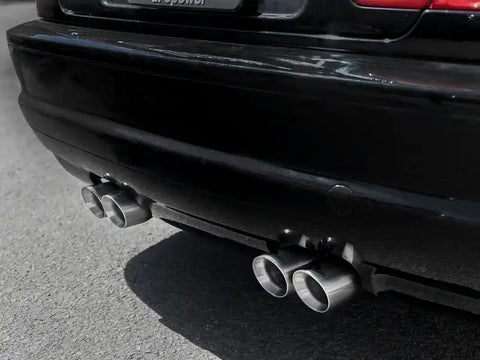 aFe 49-36344-P MACH Force-Xp 2.5in 304 SS Cat-Back Exhaust w/ Polished Tips 01-06 BMW M3