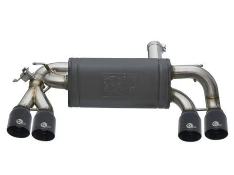 aFe 49-36333-B MACHForce XP 3in - 2 1/2in Axle Back 304SS Exhaust w/ Black Tips 16-17 BMW M2 (f87)