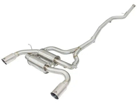 aFe 49-36326-P MACHForce XP SS-304 Polish Tip 2.5in Dia Cat Back Exhaust 12-14 BMW 335i (F30) 3.0L (t)