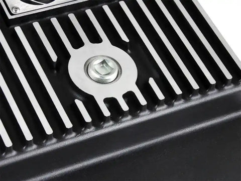 aFe 46-70242 Transmission Pan (Black w/ Machined Fins) GM Trucks 99-16 (4L60-E/4L60E/4L65E/4L70E/4L75E)
