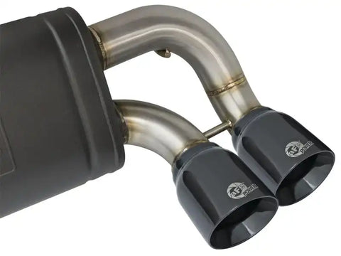aFe 49-36333-B MACHForce XP 3in - 2 1/2in Axle Back 304SS Exhaust w/ Black Tips 16-17 BMW M2 (f87)