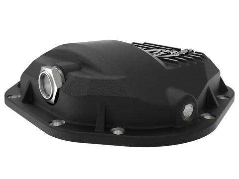 aFe 46-71101B Pro Series Front Diff Cover Black w/ Machined Fins 17-21 Ford Trucks (Dana 60) Gear Oil
