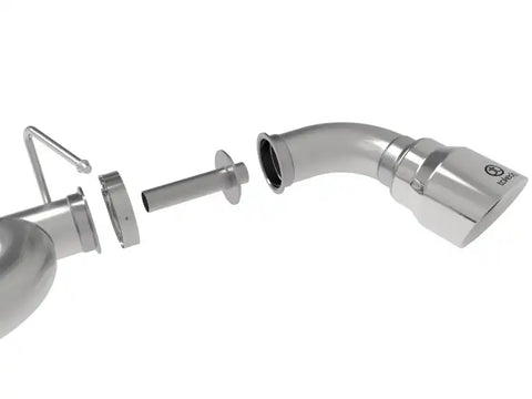 aFe 49-37010-P Takeda Exhaust Cat-Back 19-20 Hyundai Veloster N 304SS Polished Dual Tips