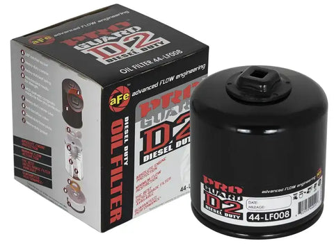 aFe 44-LF008-MB Pro GUARD D2 Oil Filter 93-11 Ford Gas Trucks V8 4.6L/5.4L/5.8L (4 Pack)