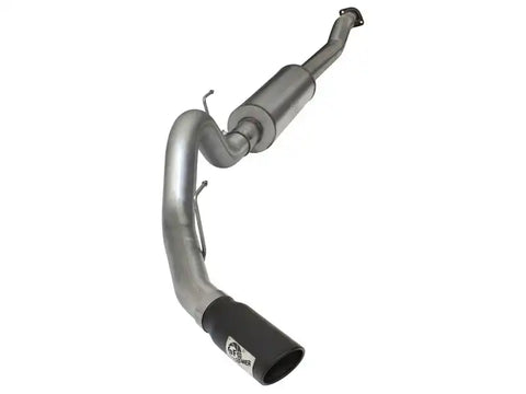 aFe 49-43069-B MACHForce XP SS Exhaust 4in Cat-Back w/ Black Tip 2015 Ford F-150 EcoBoost V6 2.7/3.5Ltt