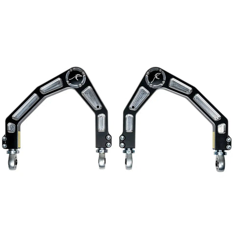 Raptor Series 130117-433800 RSO Suspension - Front Upper Control Arms Forged Billet Aluminum 1-4in Lift Black Anodized 10-14 Ford F-150 SVT