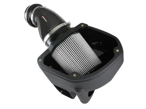 aFe 58-10005D Black Series Stage-2 Carbon Fiber Cold Air Intake System w/ Pro DRY S Media - 18-19 BMW M5 (F90)