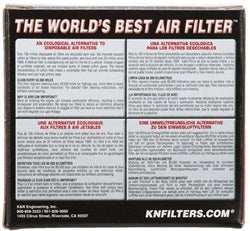 K&N RU-0800 Universal Clamp-On Air Filter