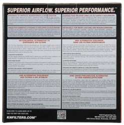 K&N RC-2814 Universal Clamp-on Air Filter