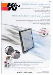 K&N VF1013 Cabin Air Filter