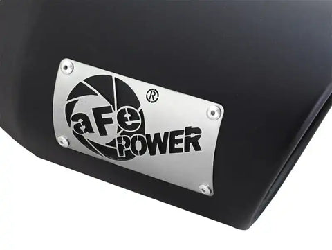 aFe 49T40601-B12 Diesel Exhaust Tip Bolt On Black 4in Inlex x 6in Outlet 12in